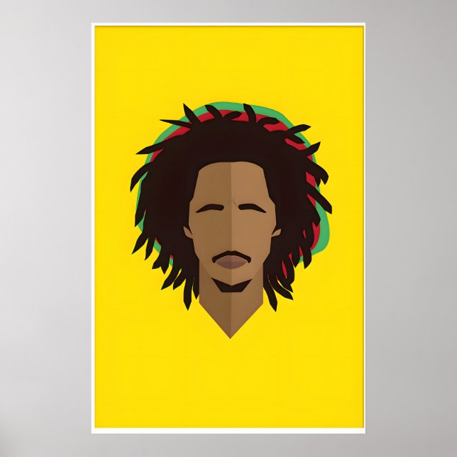 Buffalo Soldier Inspired Original Icon Design Poster (Front)