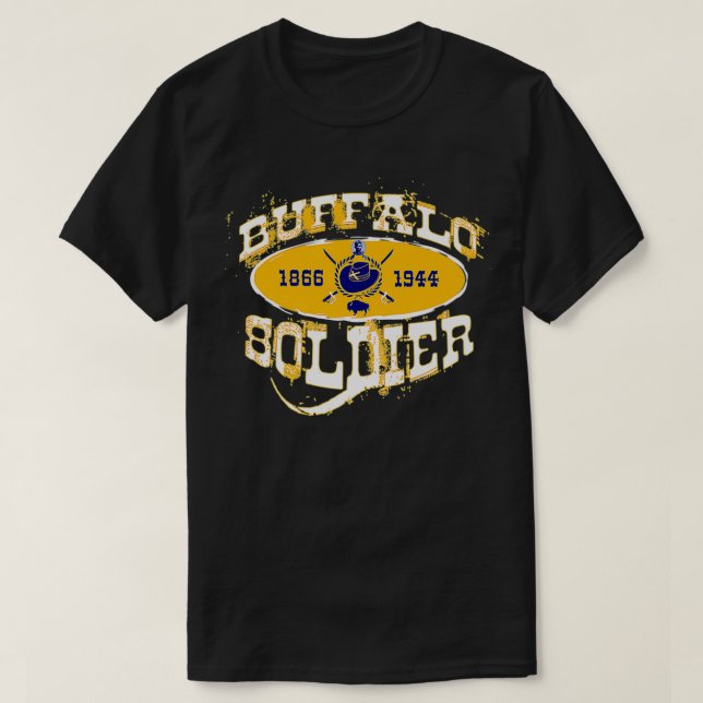 Buffalo Soldier Premium  T-Shirt (Design Front)