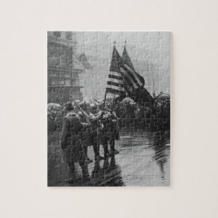 Buffalo Soldiers 367th Infantry African American Jigsaw Puzzle