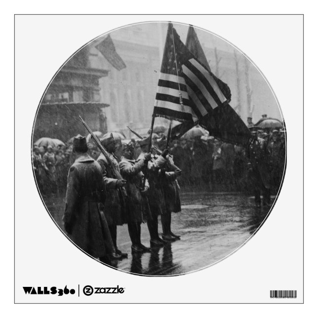 Buffalo Soldiers 367th Infantry African American Wall Sticker (Front)