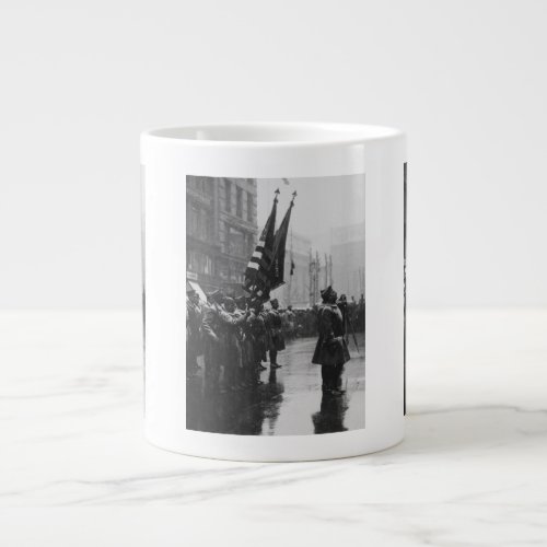 Buffalo Soldiers Returning Colors _ 1919 Giant Coffee Mug