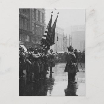 "buffalo" Soldiers Returning Colors - 1919 Postcard by Brookelorren at Zazzle