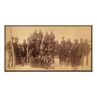 Buffalo Soldiers US Black Cavalry Western frontier Photo Print