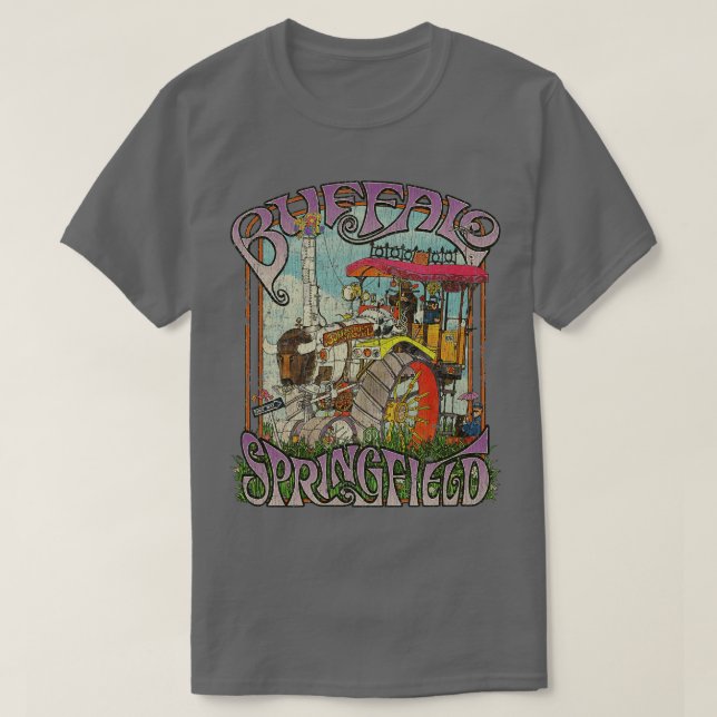 Buffalo Springfield 1966 T-Shirt (Design Front)