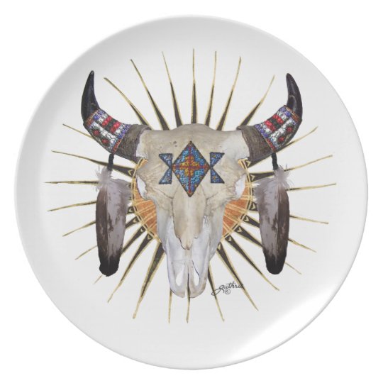 Buffalo Star Collector Plate | Zazzle