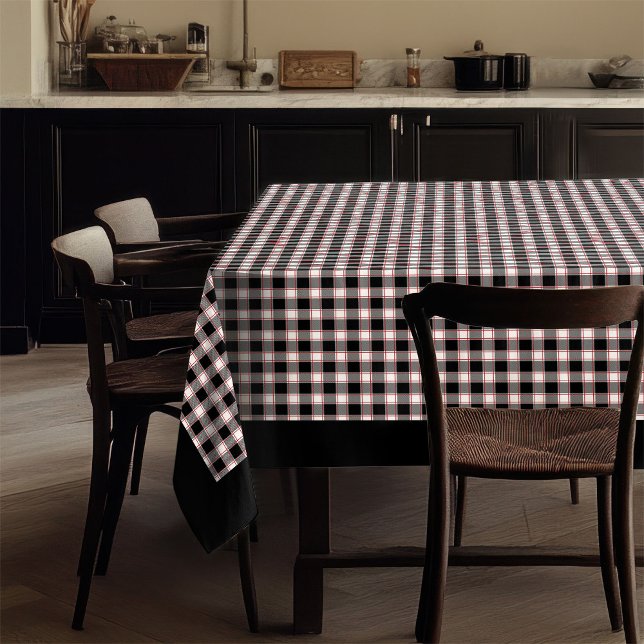 Buffalo Tartan Tablecloth Cabin-Ready Dining Look (Buffalo Tartan Tablecloth Cabin-Ready Dining Look)
