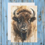 Buffalo Totem Spirit Animal Meaning Card