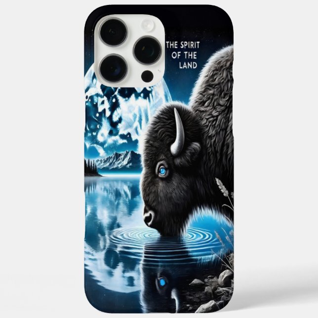 Buffalo Tranquility Under Starlit Heavens Case-Mate iPhone Case (Back)