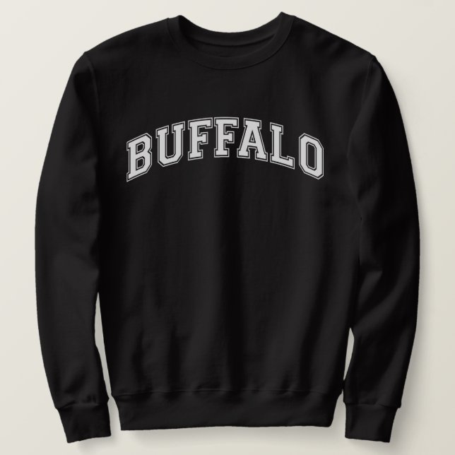 BUFFALO University-Style Sweater America College (Design Front)
