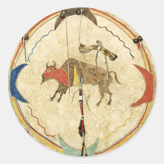 Buffalo Warrior Shield Sticker