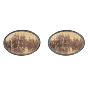 Buffalo Warriors: American Black Fighting Cavalry Cufflinks