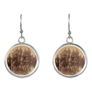 Buffalo Warriors: American Black Fighting Cavalry Earrings