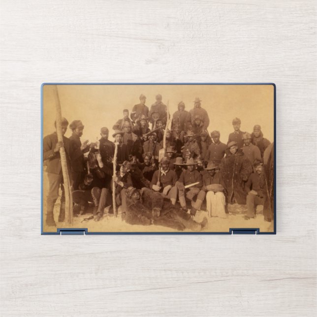 Buffalo Warriors: American Black Fighting Cavalry HP Laptop Skin (Front)