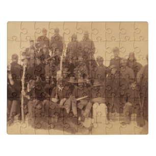 Buffalo Warriors: American Black Fighting Cavalry Jigsaw Puzzle