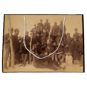 Buffalo Warriors: American Black Fighting Cavalry Large Gift Bag