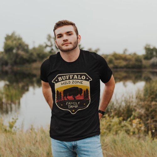 Buffalo Wild Zone Family Camp  Men T_Shirt