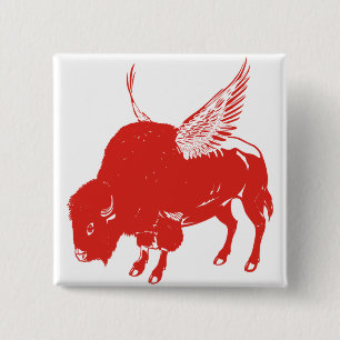 Buffalo Wings Button