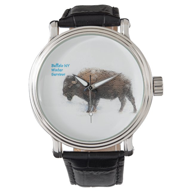 "Buffalo Winter Survivor Watch" Watch (Front)