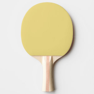 Buffed Leather Traditional Single Color Ping Pong Paddle