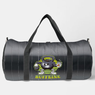 Buffeline Gym Kettlebell Character Duffel Bag