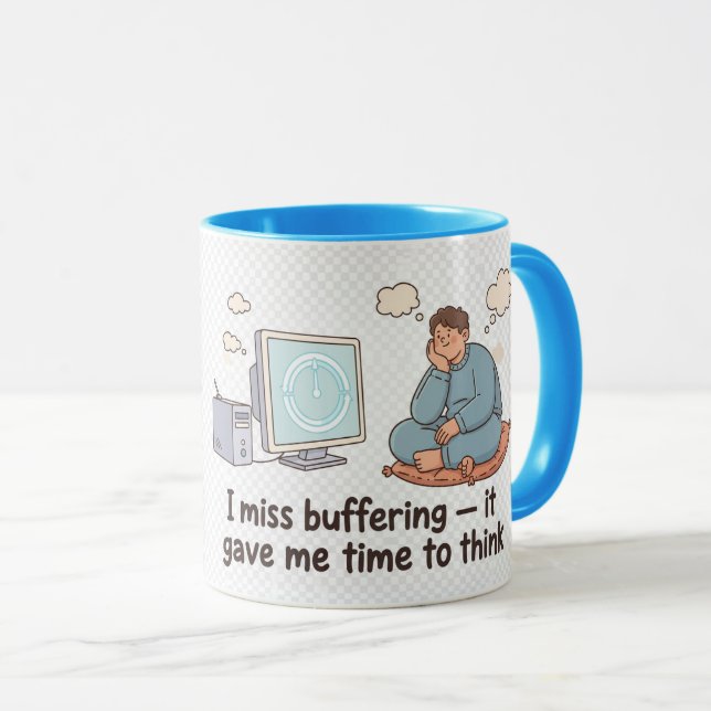 Buffering Tshirt Mug (Front Right)