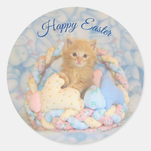 Buffingtons Easter Basket _ Cat  Kitten Stickers