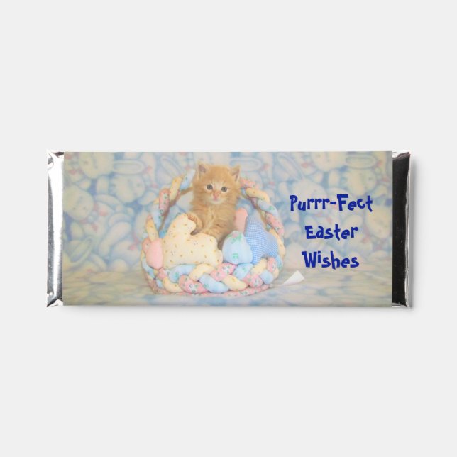 Buffington's Easter - Cat / Kitten  Hershey Bar Favors (Front)