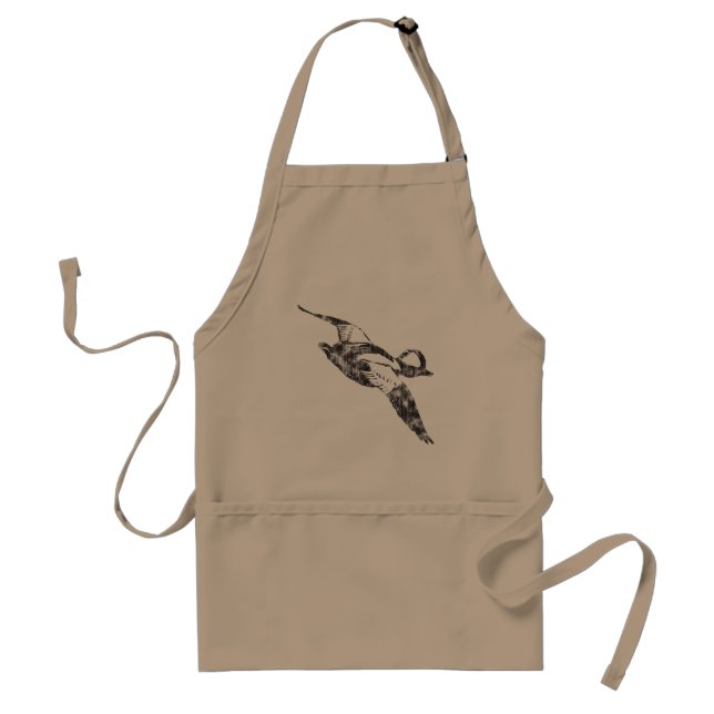 Bufflehead Sketch Adult Apron (Front)