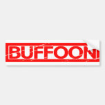 Buffoon Stamp Bumper Sticker