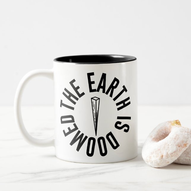 Buffy "The Earth is Doomed" Mug (With Donut)