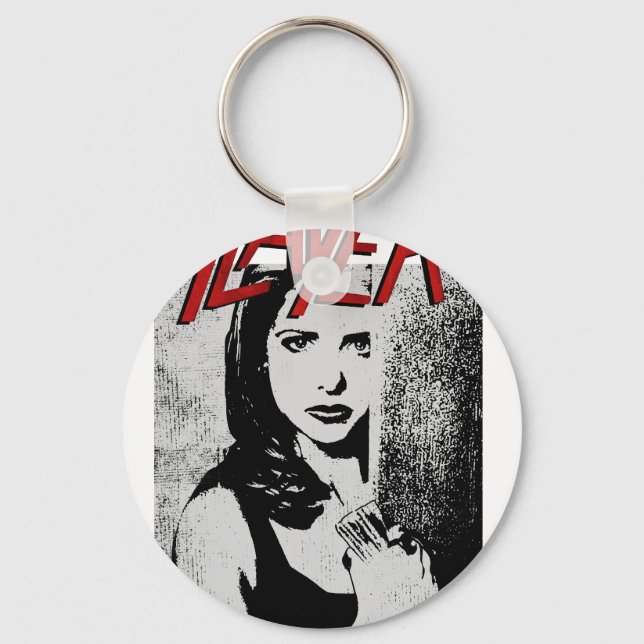 Buffy the Vampire Slayer Sarah Michelle Gella Keychain (Front)