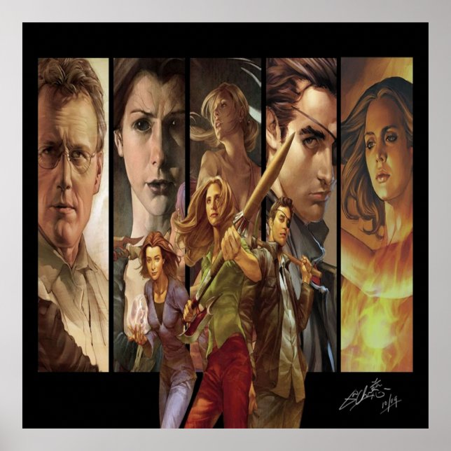 Buffy the vampire Slayer Season 8 motion comic g Poster (Front)
