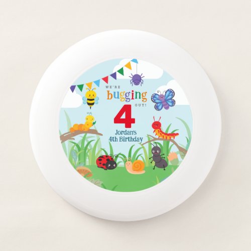 Bug Birthday Cute Colorful  Wham_O Frisbee