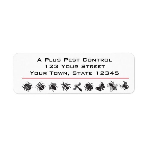 Bug Border Pest Control Label