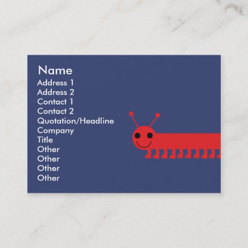 Bug - Chubby Business Card