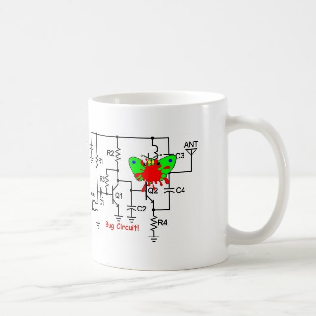 BUG CIRCUIT COFFEE MUG (Right)