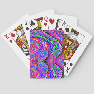 Bug-Eyed Monster - computer art Poker Cards