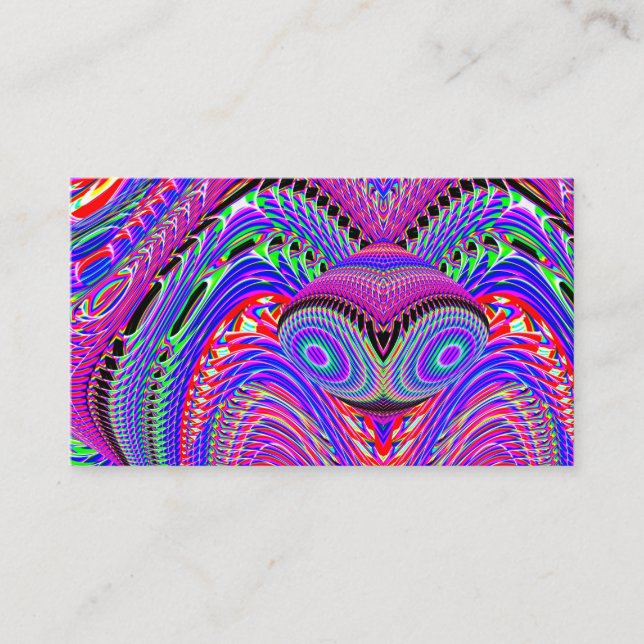 Bug-Eyed Monster ( you can add words) Business Card (Front)