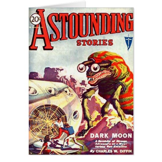 Bug Eyed Moon Monster Cards (Front)