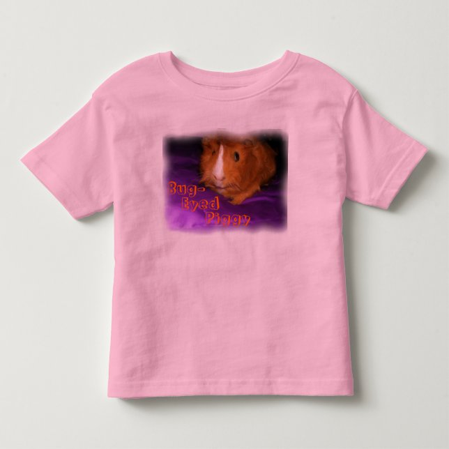 Bug-Eyed Piggy Guinea Pig Shirts (Front)