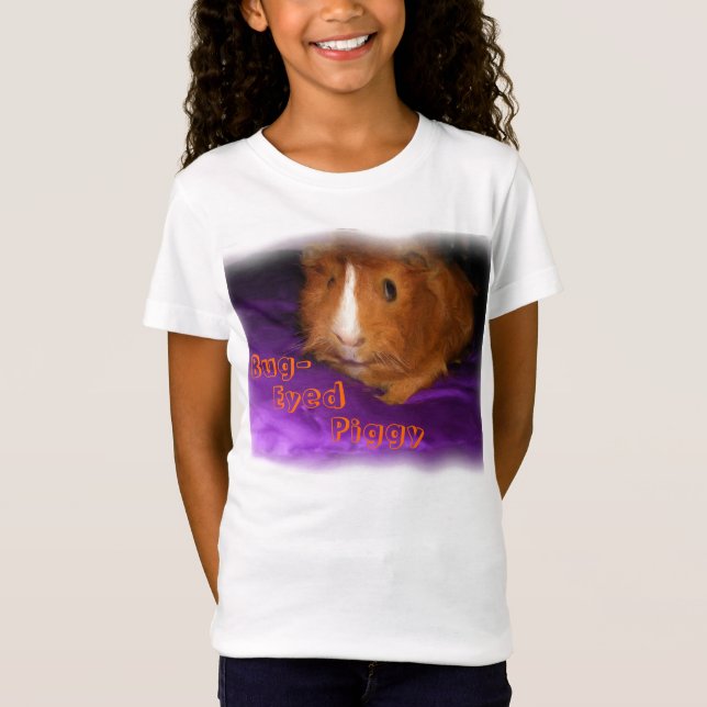 Bug-Eyed Piggy Guinea Pig Shirts (Front)