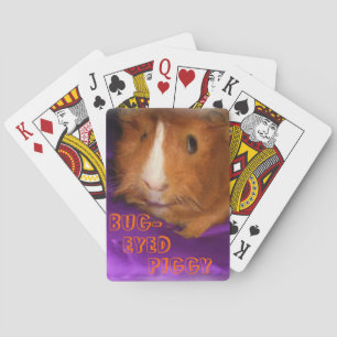 BUG-EYED PIGGY Playing Cards