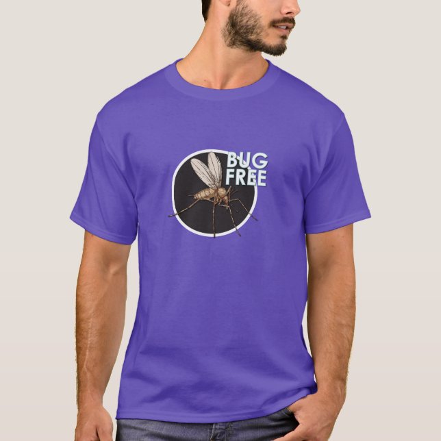 Bug Free - Men's Basic Dark T-Shirt (Front)