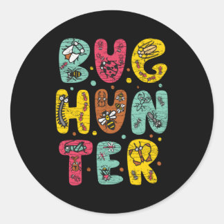 Bug Hunter Entomology Bug Collector Classic Round Sticker