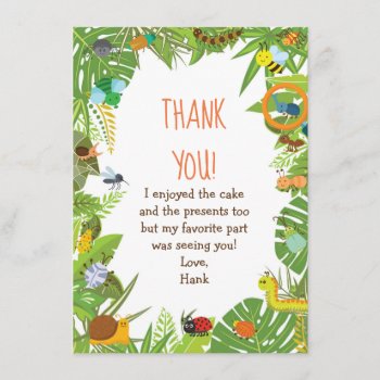 Bug Insect Thank You Cards by PrinterFairy at Zazzle