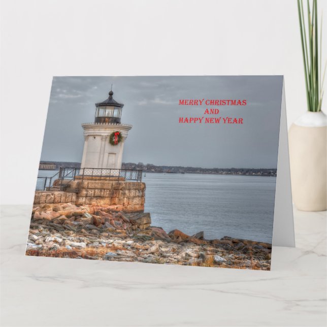 Bug Light Christmas Card Large (Front)