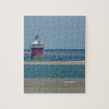 Bug Light Plymouth Jigsaw Puzzle by lighthouseenthusiast at Zazzle