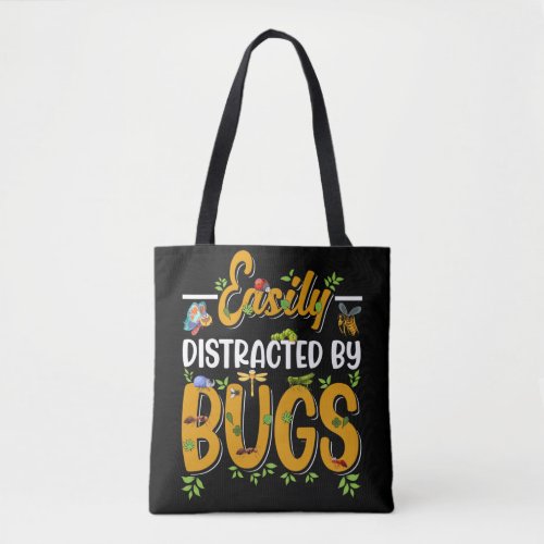 Bug Lover Insects Boys Girls Funny Science Tote Bag
