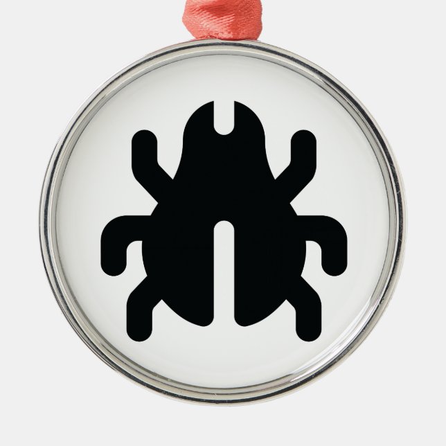 Bug Metal Ornament (Front)