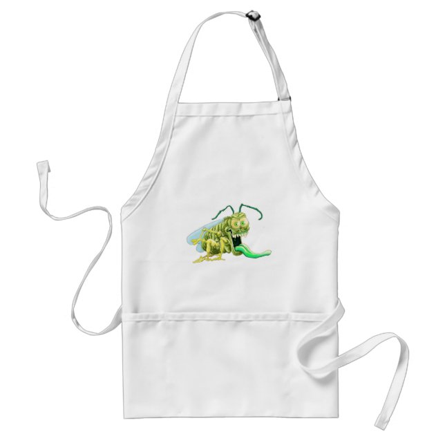 Bug off adult apron (Front)